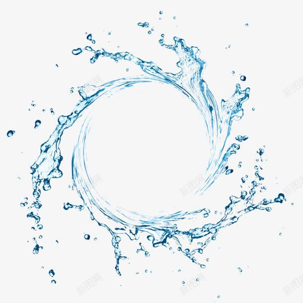 水涡水溅png免抠素材_新图网 https://ixintu.com 水涡