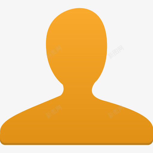 用户橙色Flatastic第部分png免抠素材_新图网 https://ixintu.com orange user 橙色 用户