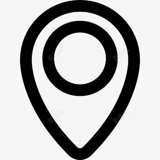 占位符的轮廓图标png_新图网 https://ixintu.com placeolder 地理定位 定位 工具 概述 界面 通用接口