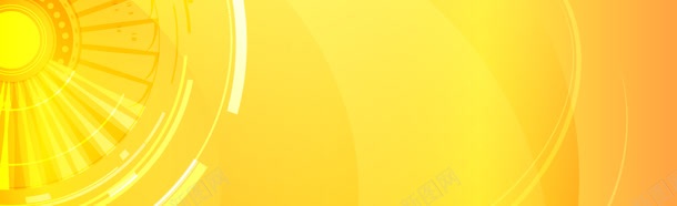 黄色炫彩时尚banner背景jpg设计背景_新图网 https://ixintu.com 黄色背景