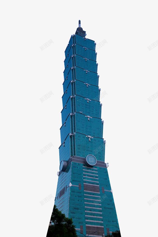 蓝色101大厦png免抠素材_新图网 https://ixintu.com 101 图片 大厦 蓝色