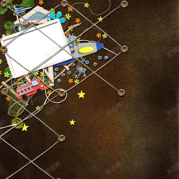 棕色背景下的花朵与相框jpg设计背景_新图网 https://ixintu.com 五角星 图片素材 棕色背景 棕色背景下的花朵与相框图片 棕色背景下的花朵与相框图片素材下载 画框 相框 背景花边 花朵 装饰画框 边框 边框相框