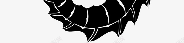 手绘黑色的海马轮廓图标png_新图网 https://ixintu.com 免抠图 手绘海马 抠图 效果 海马 海马轮廓 装饰