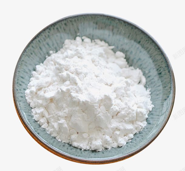 磨好的葛粉png免抠素材_新图网 https://ixintu.com 产品实物 免费PNG 白色 粉末 美食