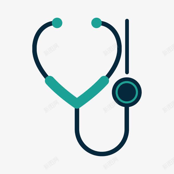 卡通听诊器png免抠素材_新图网 https://ixintu.com 医疗设备 卡通 听诊器