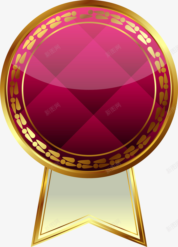 手绘紫色圆形标签矢量图ai免抠素材_新图网 https://ixintu.com 手绘 简约 紫色圆形标签 矢量图