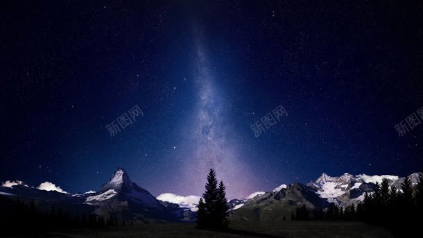 绝美星空银河风景jpg设计背景_新图网 https://ixintu.com 星空 银河 风景