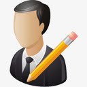 修改商业用户信息图标png_新图网 https://ixintu.com 修改 用户 编辑 铅笔