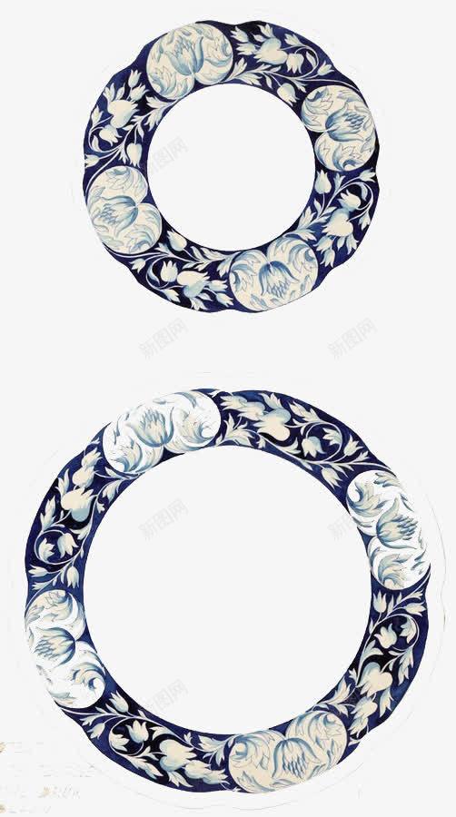 传统装饰花纹png免抠素材_新图网 https://ixintu.com 叶子 圆形 手绘 陶瓷