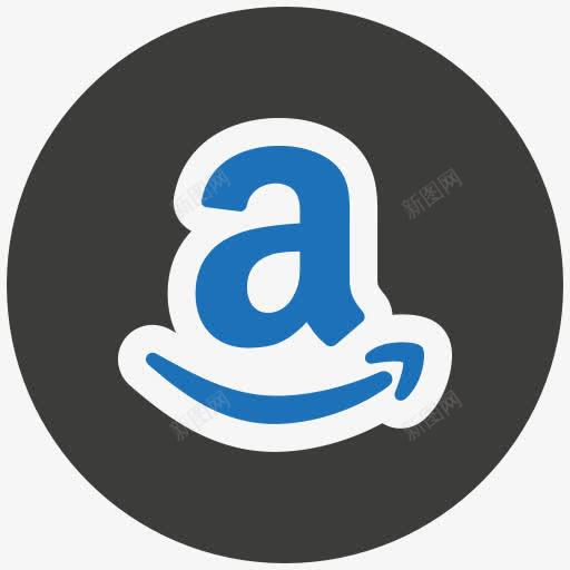 亚马逊媒体社会蓝色和灰色的社交png免抠素材_新图网 https://ixintu.com media social 亚马逊 媒体 社会