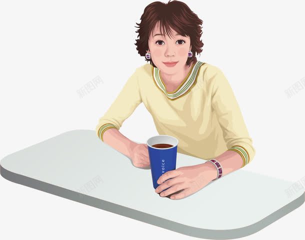 美女元素png免抠素材_新图网 https://ixintu.com png 元素 卡通 喝茶 女孩 英式下午茶