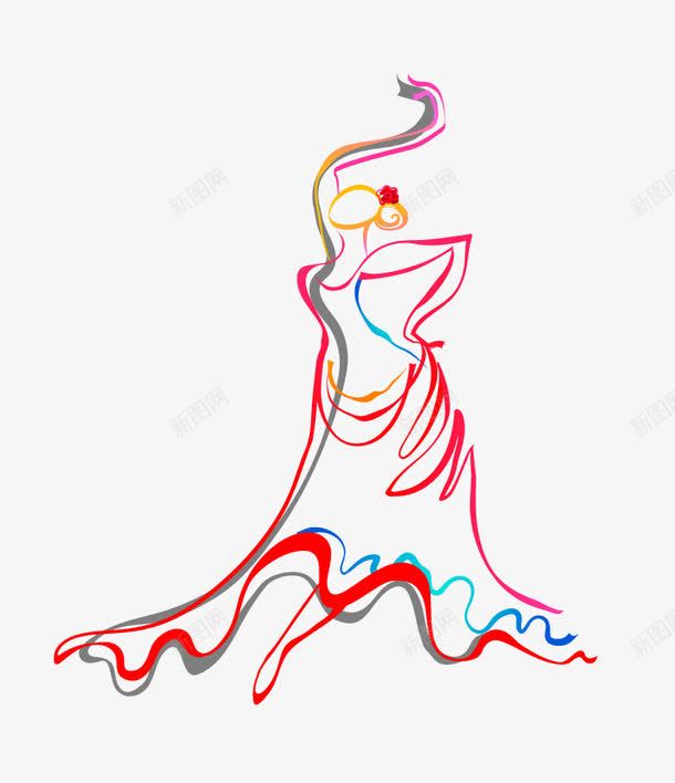 简笔画人物矢量图eps免抠素材_新图网 https://ixintu.com 人物 思考人物 简笔画人物 线条人物 矢量图