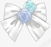 白色可爱蝴蝶结装饰png免抠素材_新图网 https://ixintu.com 可爱 白色 蝴蝶结 装饰