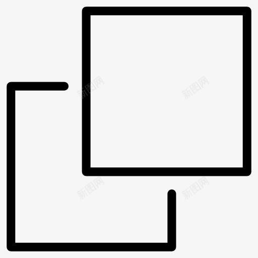 两方图标png_新图网 https://ixintu.com 图形工具 图形编辑 平面设计 广场层 形状 微型