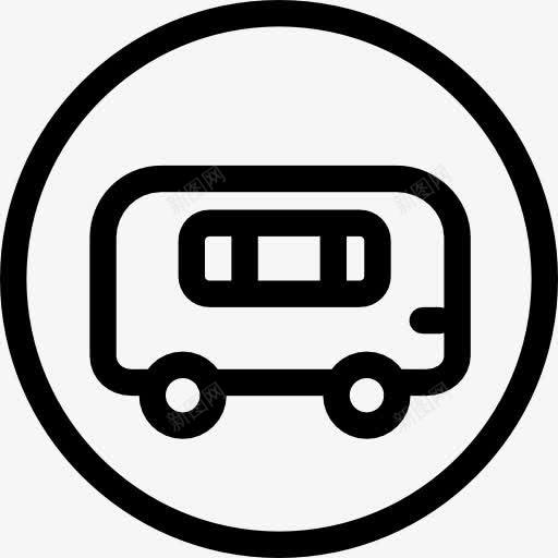 自行车图标png_新图网 https://ixintu.com 交通标志 圆形 强制性 标志 自行车