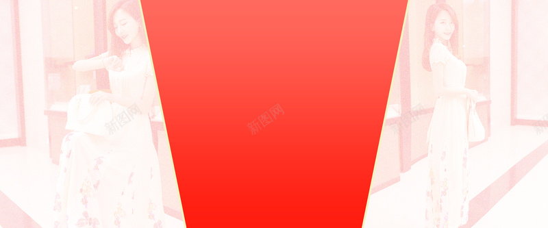 夏装时尚背景psd设计背景_新图网 https://ixintu.com 元素 夏装 时尚 模特 海报banner 美女