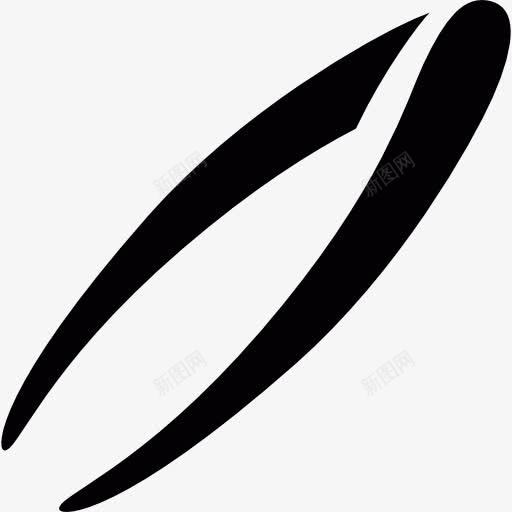镊子图标png_新图网 https://ixintu.com 去除 头发 工具和用具 手绘镊子 眉毛
