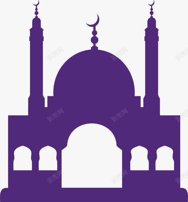 开斋节紫色城堡png免抠素材_新图网 https://ixintu.com Adha Eid adha al eid mubarak ul 伊斯兰 伊斯兰教 古尔邦节 宰牲节