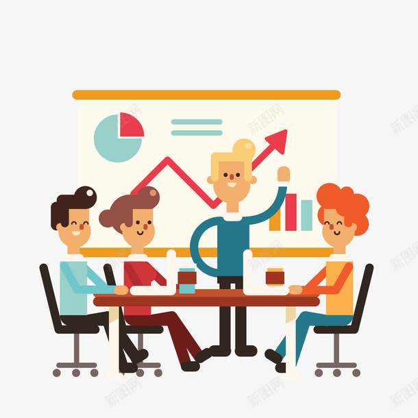手绘上班会议矢量图eps免抠素材_新图网 https://ixintu.com png免抠图 上班族 会议 分析 创意 卡通 手绘 数据 时尚 桌椅 电脑 矢量图