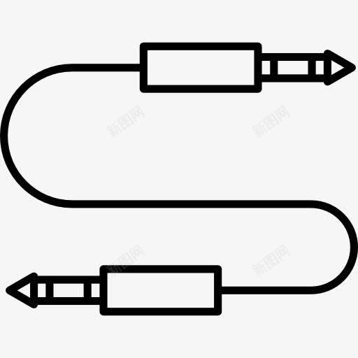 双插头图标png_新图网 https://ixintu.com 技术 插头 电线 电缆