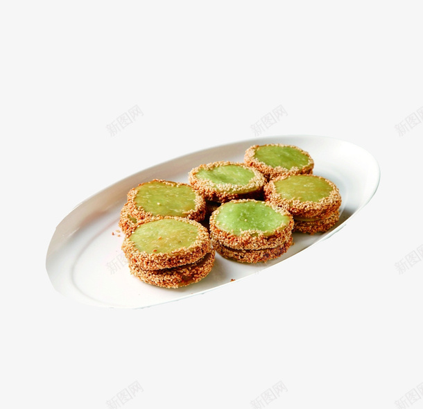 产品实物美味绿茶饼png免抠素材_新图网 https://ixintu.com 产品实物 小吃 点心 熟食 特产小吃 糕点 绿茶佛饼 绿茶芝麻饼 绿茶饼 美味 美食 芝麻 茶香饼