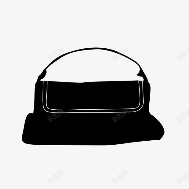 女包剪影png免抠素材_新图网 https://ixintu.com 包包 女包剪影 平面设计