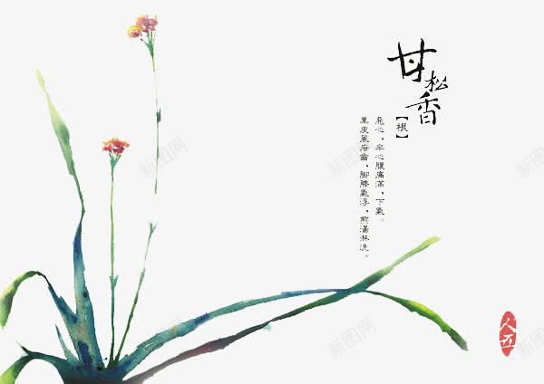 草本植物png免抠素材_新图网 https://ixintu.com 卡通 手绘 手绘插画 手绘素材 插画 植物 百草 神农 草本