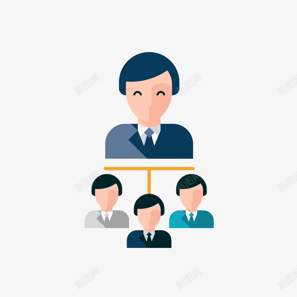 微笑的商务人物一对三矢量图eps免抠素材_新图网 https://ixintu.com 一对三 人物 商务人物 商务演讲 扁平化 扁平化商务 演讲 矢量图