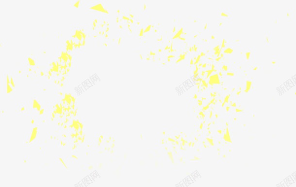黄色花瓣分散透明png免抠素材_新图网 https://ixintu.com 分散 花瓣 透明 黄色