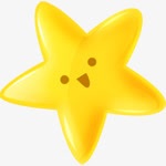 可爱卡通黄色五角星png免抠素材_新图网 https://ixintu.com png素材 可爱卡通 黄色五角星