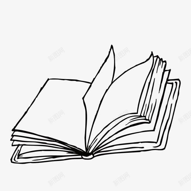卡通简笔画书籍png免抠素材_新图网 https://ixintu.com 书籍 卡通 简笔