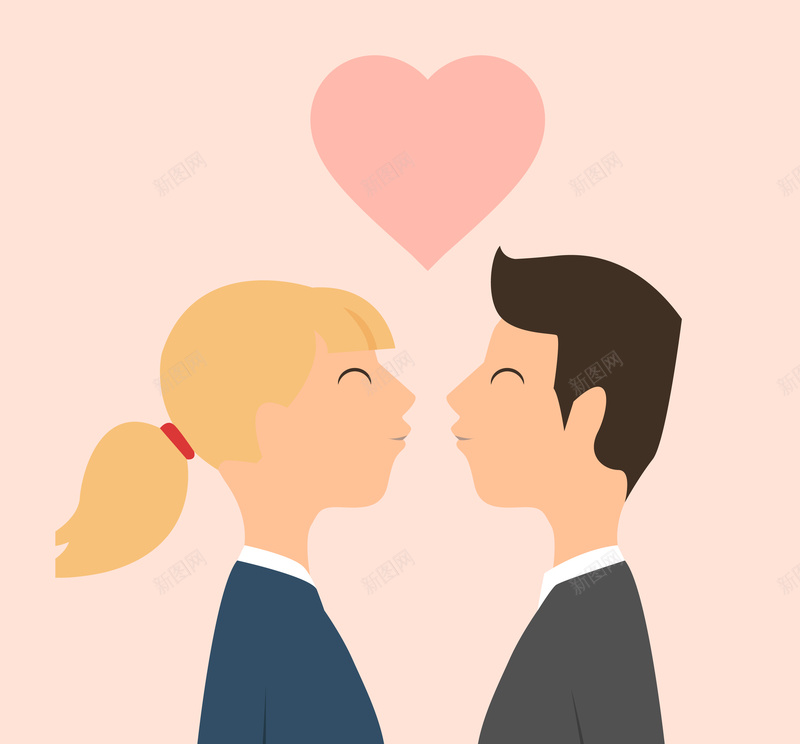 卡通情人节情侣矢量图ai设计背景_新图网 https://ixintu.com 卡通 开心 情人节 情侣 手绘 梦幻 浪漫 爱心 甜蜜 童趣 结婚 矢量图