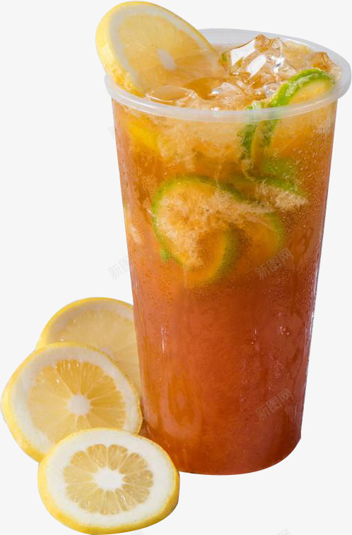 夏日冰爽柠檬茶png免抠素材_新图网 https://ixintu.com 夏日冰爽 柠檬茶 饮品 饮料