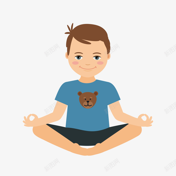 卡通扁平化人物瑜伽健身矢量图eps免抠素材_新图网 https://ixintu.com 人物 健身卡通 小清新 彩色 扁平化 瑜伽 简约 运动 矢量图