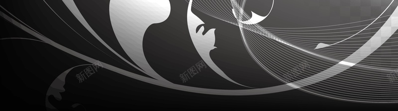黑色曲线花朵背景矢量图ai设计背景_新图网 https://ixintu.com AI 忧伤 曲线 曲线素材 曲线背景 海报 矢量素材 纹理 背景 花朵 高清背景设计图 黑色 矢量图