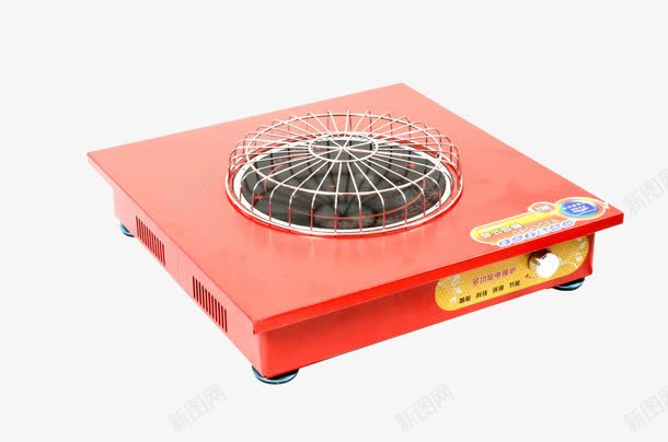 猩红色暖脚电暖炉png免抠素材_新图网 https://ixintu.com 发热 坐地式 暖和 暖脚 炉子 猩红色 电器 电暖炉