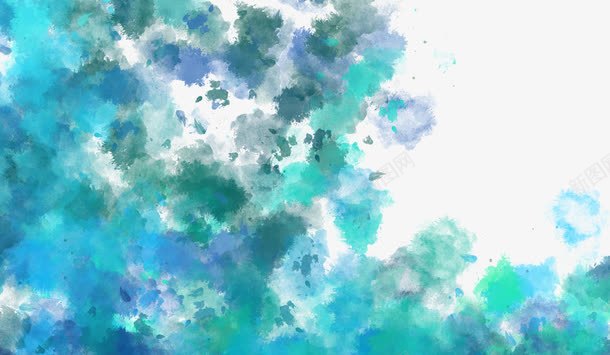 绿色渲染背景png免抠素材_新图网 https://ixintu.com 水彩画背景 渲染背景 绿色背景 背景装饰
