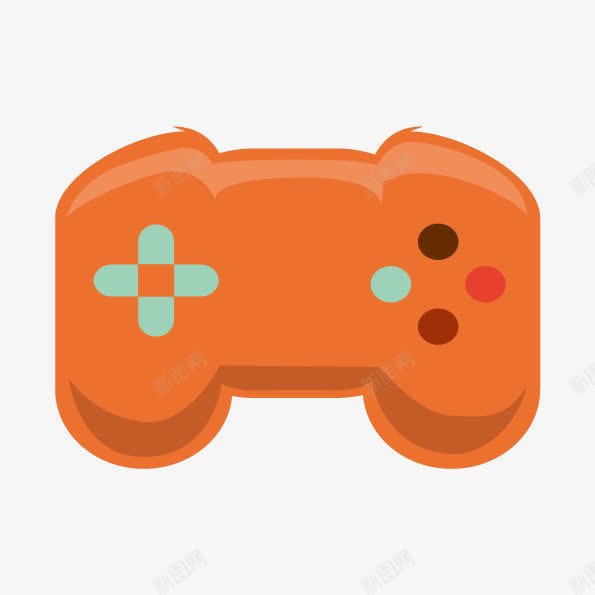 游戏手柄png免抠素材_新图网 https://ixintu.com GAME元素 PLAYGAME 卡通手柄 手柄 手绘游戏手柄 打电动 玩游戏