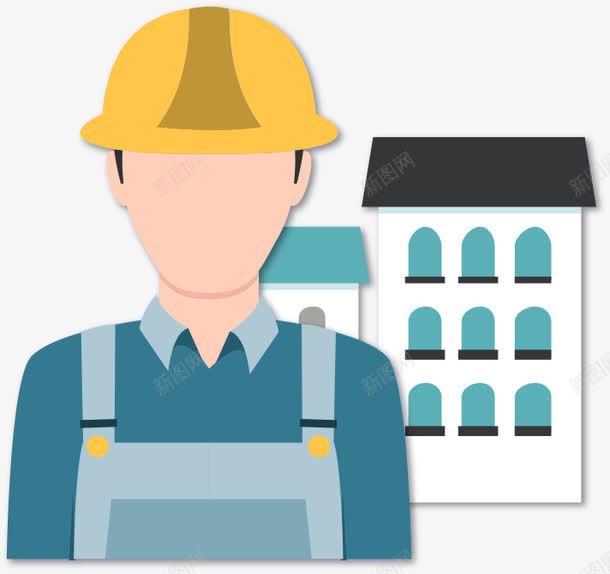 工地施工人员png免抠素材_新图网 https://ixintu.com 工地 建筑工人 施工 施工人员