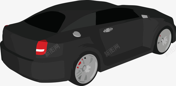 黑色赛车png免抠素材_新图网 https://ixintu.com 创意车 卡通车 平衡车 摩托车矢量图 漂移车 漂移车矢量图 矢量车 赛车 跑车 车 车辆