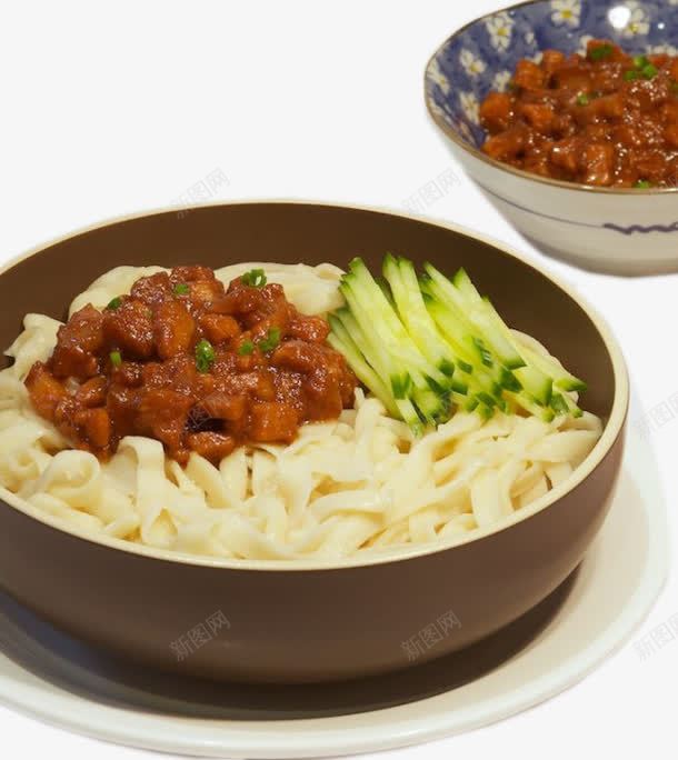 炸酱宽面png免抠素材_新图网 https://ixintu.com 小吃 炸酱面 美食 老北京 老北京炸酱面
