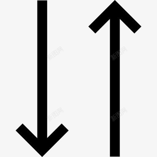 交换图标png_新图网 https://ixintu.com 交换 向下箭头 多媒体选项 方向 方向垂直 箭头 调整大小