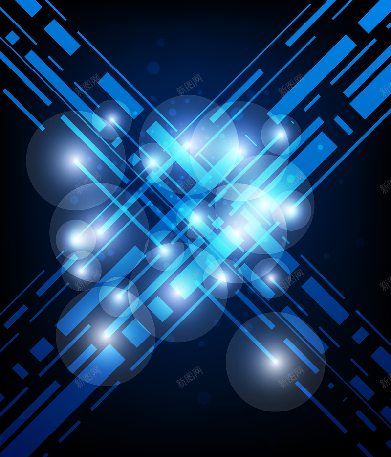 科技感蓝色光线矢量图ai设计背景_新图网 https://ixintu.com 光线 几何 幻彩 扁平 梦幻 渐变 科技 科技感 科技风 空间感开心 高科技 矢量图