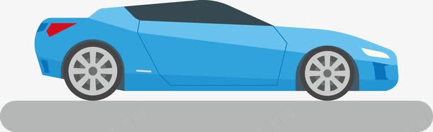 蓝色卡通双门汽车png免抠素材_新图网 https://ixintu.com 交通工具 卡通豪车 卡通轿车 双门汽车 手绘汽车 汽车 蓝色 豪车 跑车 轿跑 高级车