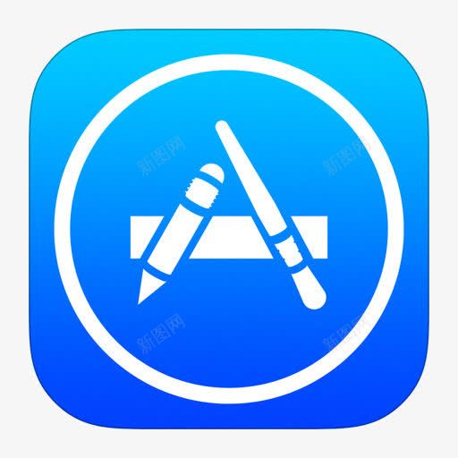 应用程序商店iOS7Icons图标png_新图网 https://ixintu.com App Store 商店 应用程序
