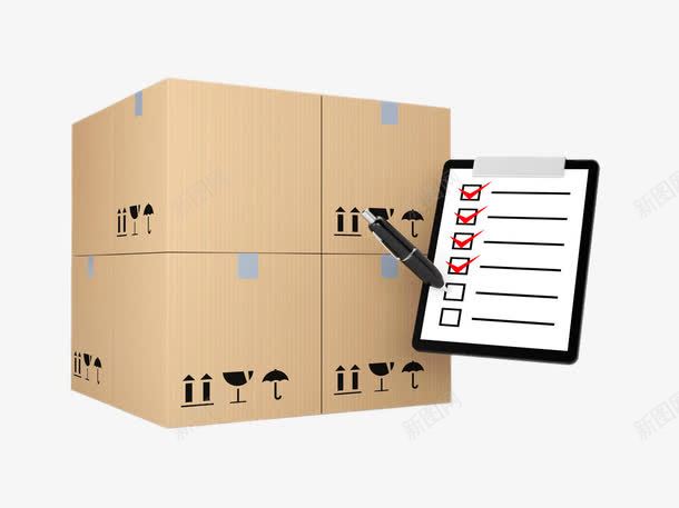 瓦楞纸箱png免抠素材_新图网 https://ixintu.com png图片素材 免费png元素 免费png素材 箱子 纸箱 订货单 高清瓦楞纸箱