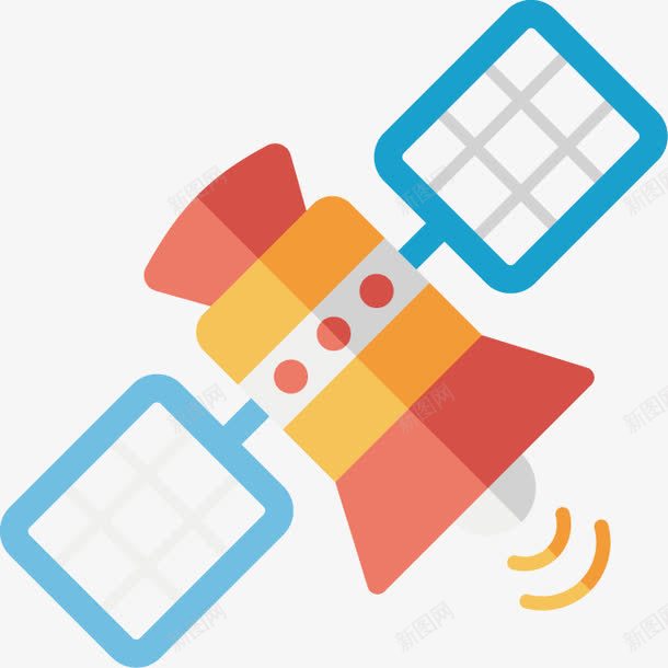 创意PPT小卫星图标png_新图网 https://ixintu.com 图标 小卫星 设计