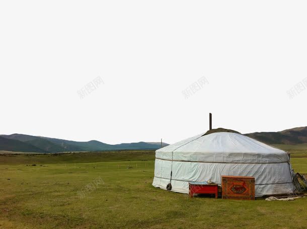 草原蒙古包png免抠素材_新图网 https://ixintu.com 绿色 草原 蒙古 蒙古包 蒙古草原