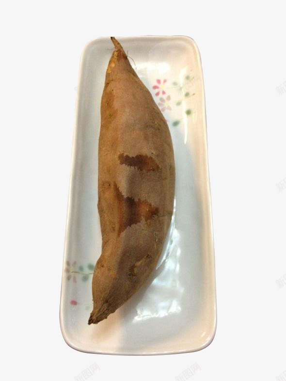 大大的烤地瓜png免抠素材_新图网 https://ixintu.com 大红薯 烤地瓜 长盘子 食物