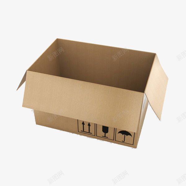 运输包装箱png_新图网 https://ixintu.com 包装纸盒 包裹 实物 货物纸盒 货箱 货运 运输包装箱 食品包装箱